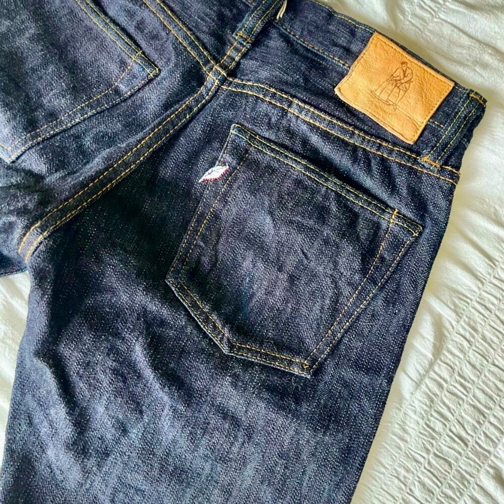 Pure Blue Japan 17.5oz Super Slub Denim - Tag 31 (Fits 30)